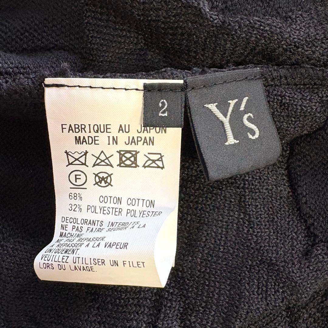 美品✨ヨウジヤマモト ワイズ コットン 水玉 ニット セーター 2 M ブラック