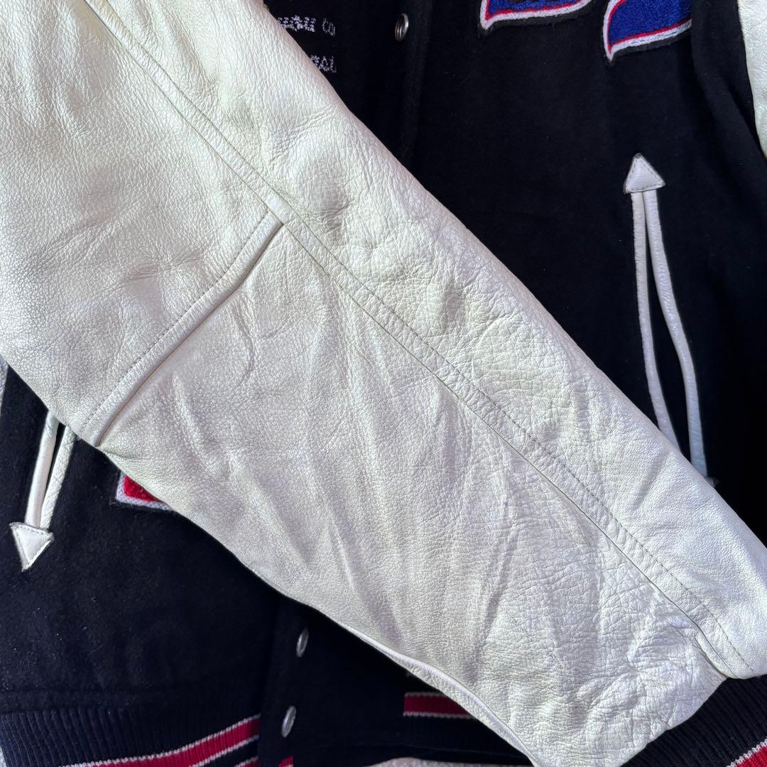 【非売品】アサヒスーパードライ SUPER DRY フルデコ スタジャン 袖牛革