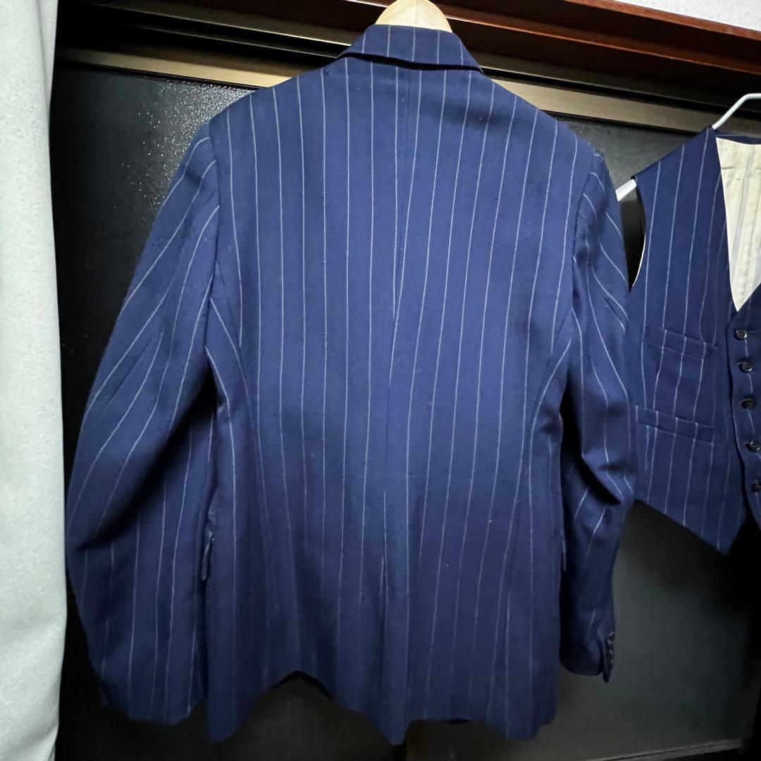 40s British vintage 3ピース スーツ ストライプ イギリス