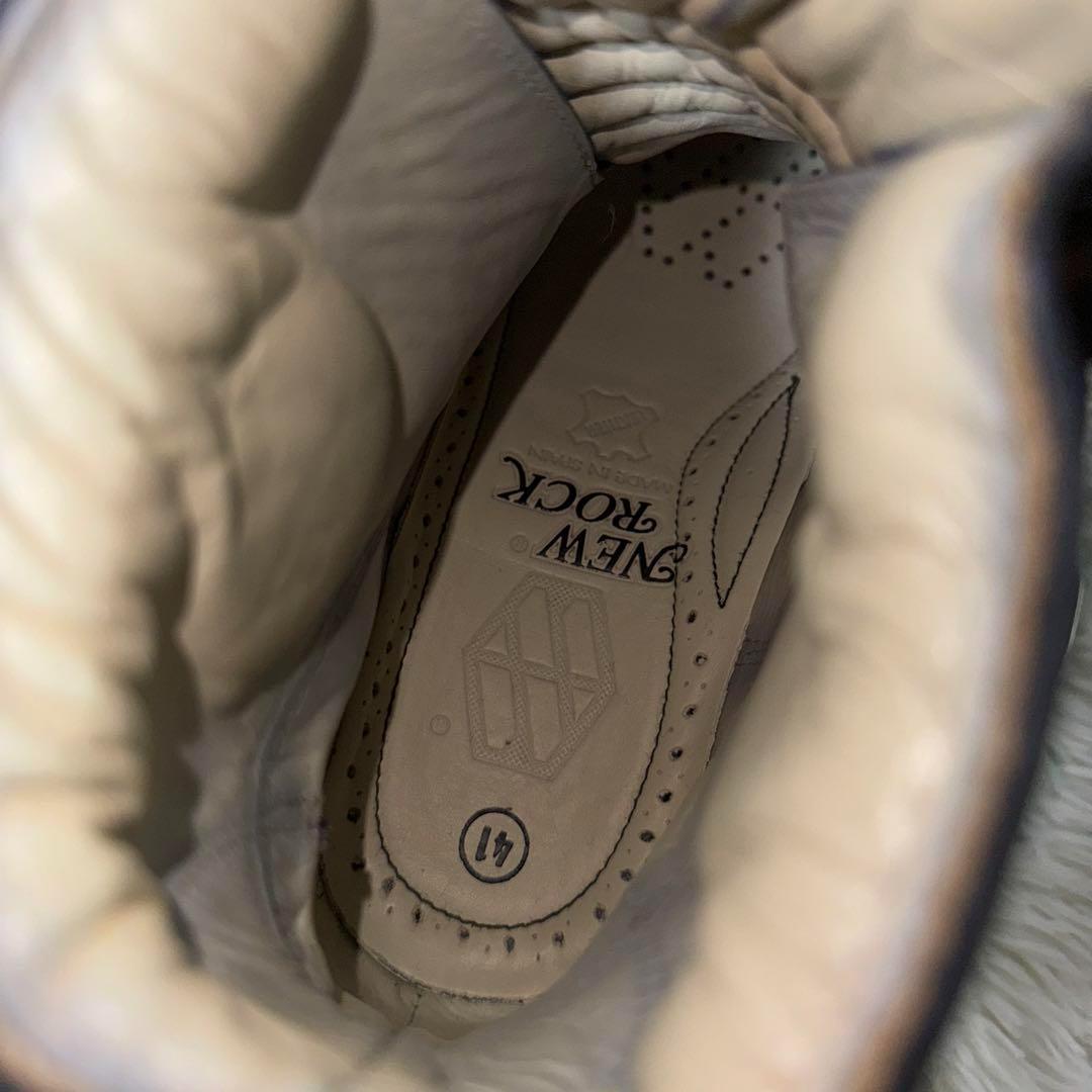 未使用品✨NEW ROCK ニューロック ファイアーパターン　エンジニアブーツ