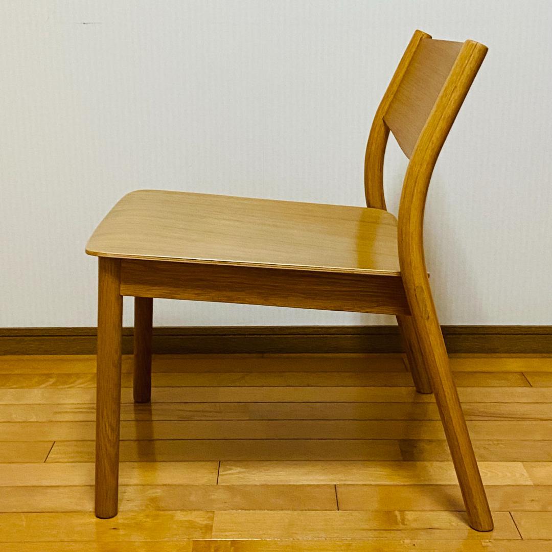 無印良品 MUJI 良品計画 オーク材ラウンジチェア 送料込み