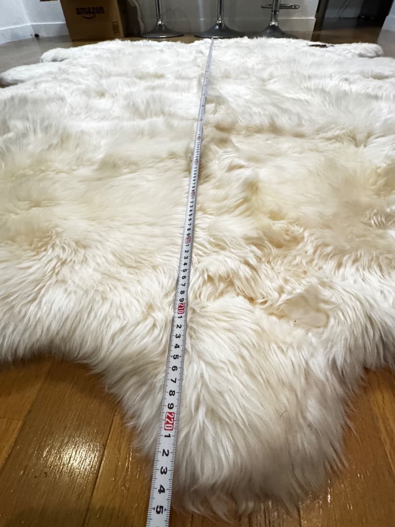 特大 ウィンドワード ラムスキンラグ 8匹物 WINDWARD コストコ 絨毯