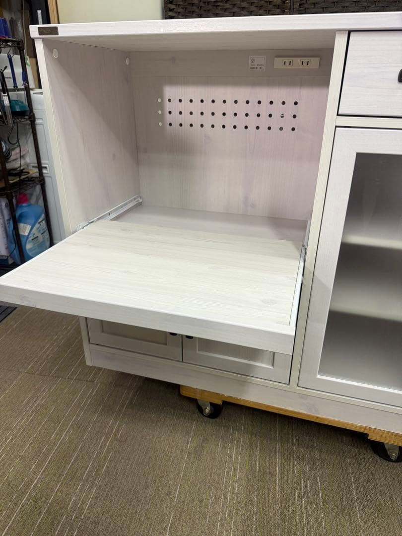 【洗浄消毒作業済】佐藤産業 LUFFY レンジボード レンジ台LU80-120L