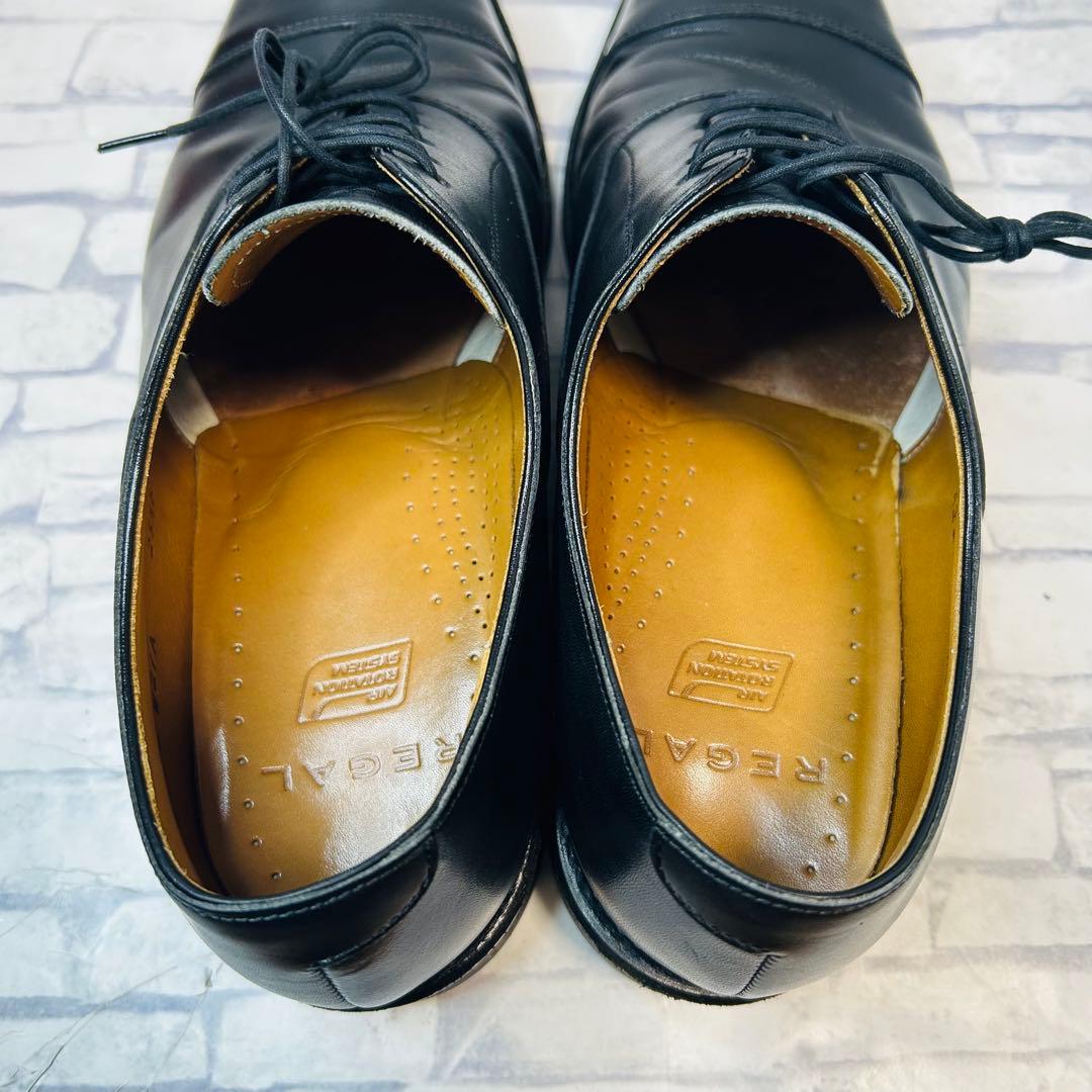 【日本製/極美品】REGAL W21A ストレートチップ 内羽根 25.5cm