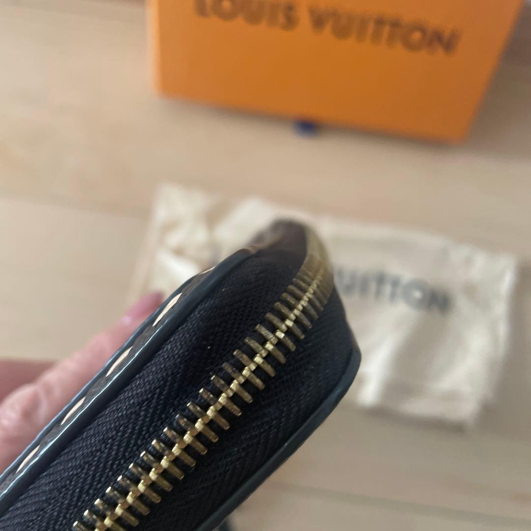 ルイヴィトン　アンプラント　ステッチ　ジッピーウォレット　長財