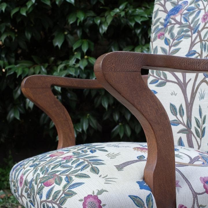 ヴィンテージ 回転チェア アームチェア アームソファ 1P ウィリアム・モリス