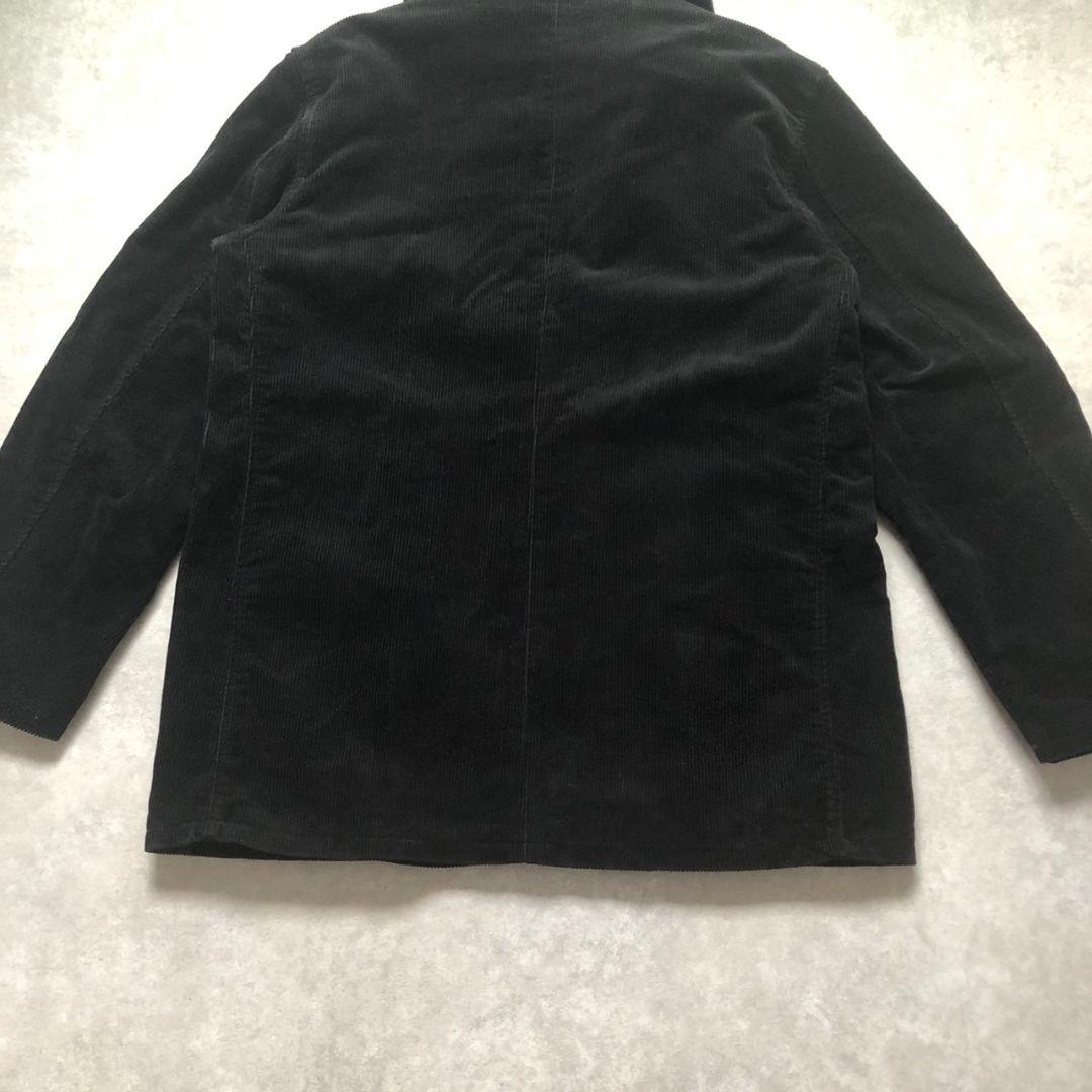 極上黒 復刻US NAVY型コーデュロイ Pコート ピーコート太畝