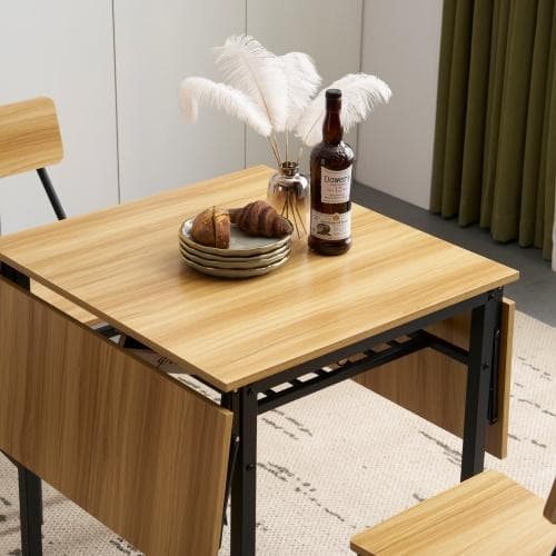 大人気！【ナチュラル】天然木 ダイニングセット 5点 4人用 Natural