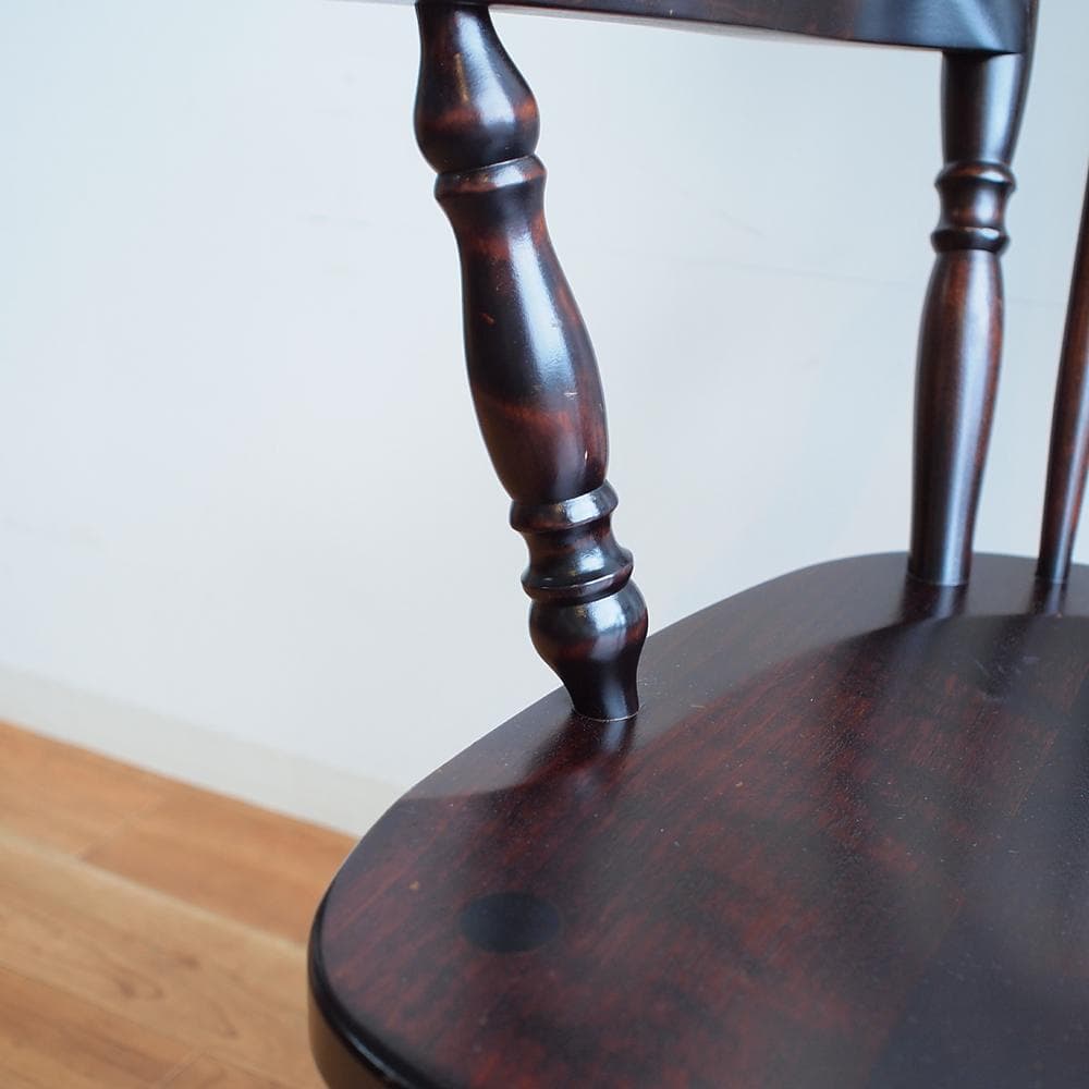 北海道民芸家具 アームチェア 樺材 ウィンザーチェア 肘掛椅子 和モダン