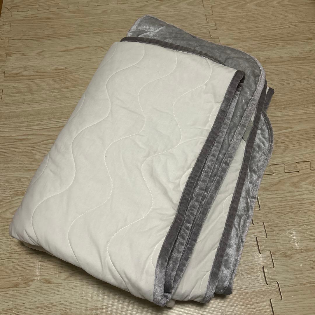 BS-FINE 敷きパッド　ダブルサイズ　グレー