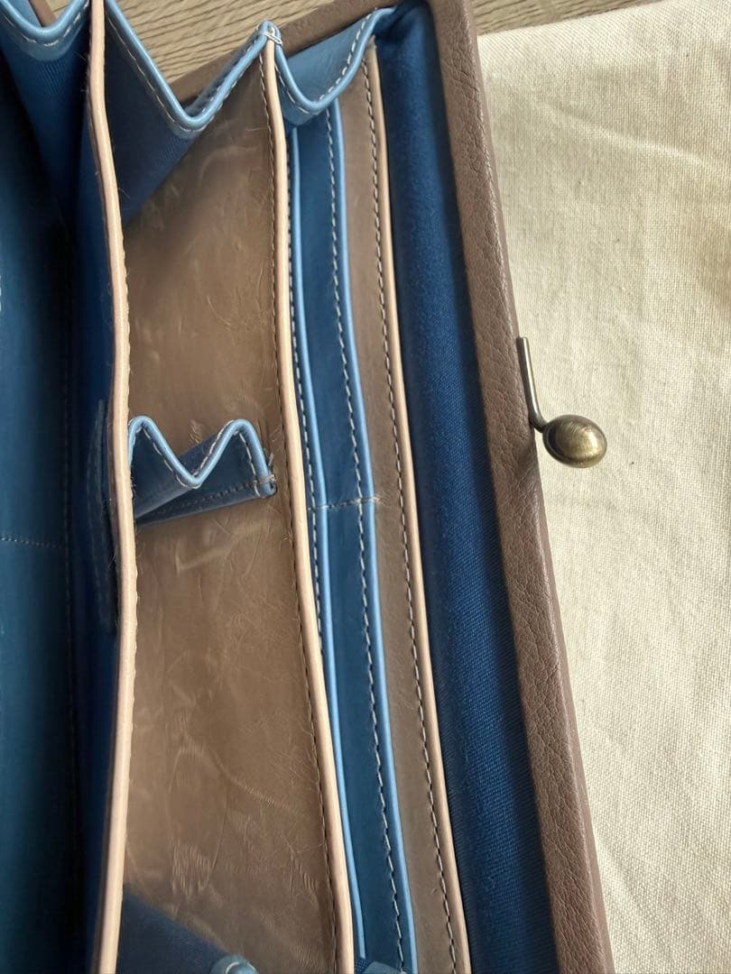 【美品】ゲンテン リサラーソン　genten がま口財布　長財布