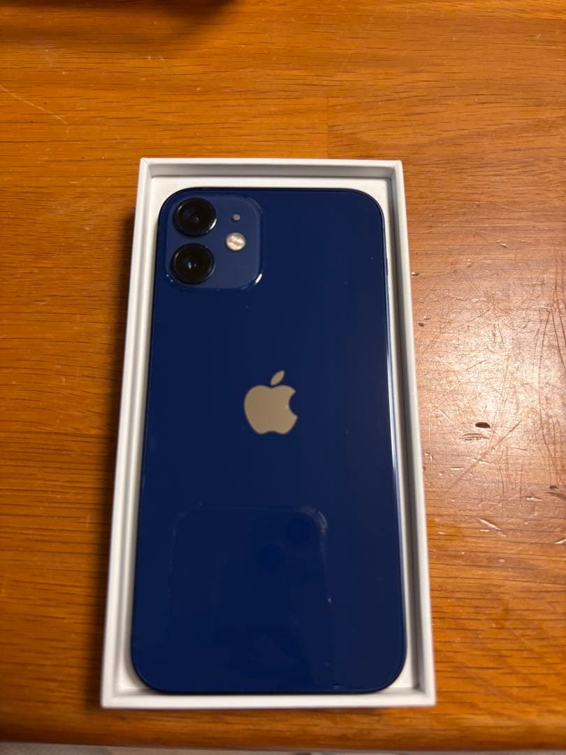 Apple iPhone 12 mini 64GBブルー 本体 充電ケーブル付き