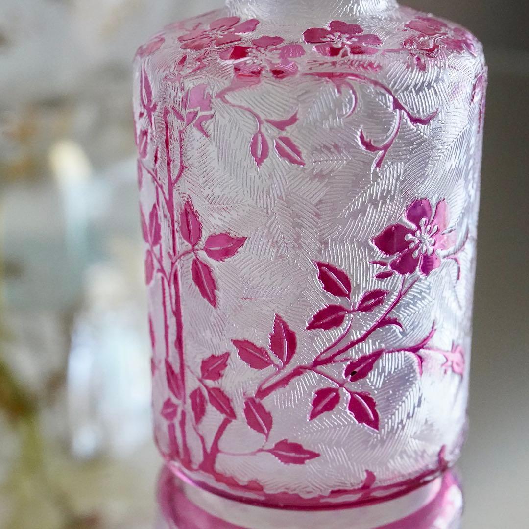 希少★美品★オールドバカラ★エグランティエ★野ばら 香水瓶 S オリジナルセット