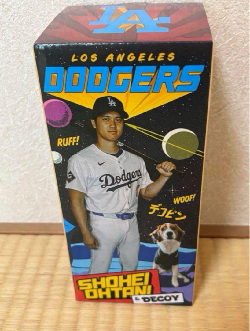 【限定品】大谷翔平&デコピン ボブルヘッド ドジャース　8月28日 限定配布