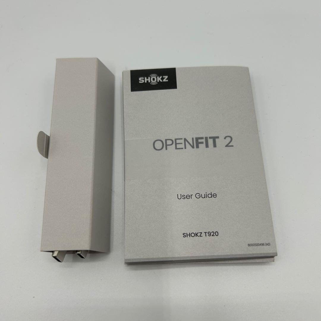 [美品] SHOKZ OPENFIT2 ワイヤレスイヤホン 動作確認済み