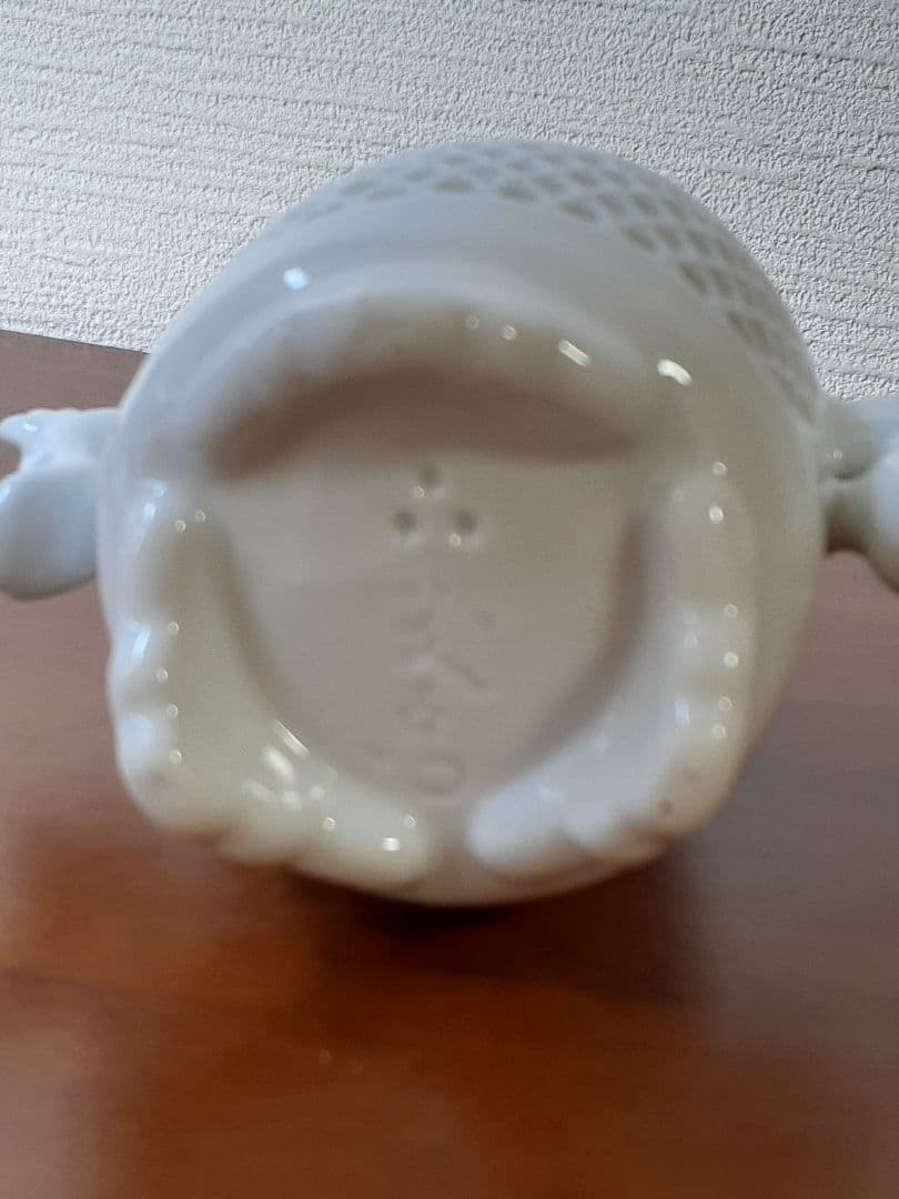 十五代　中里茂右衛門　鳳凰耳籠目透細長　香炉