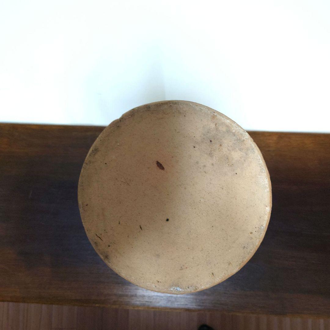 信楽焼き(有田焼？)　民芸風　和風傘立て　玄関収納　インテリア