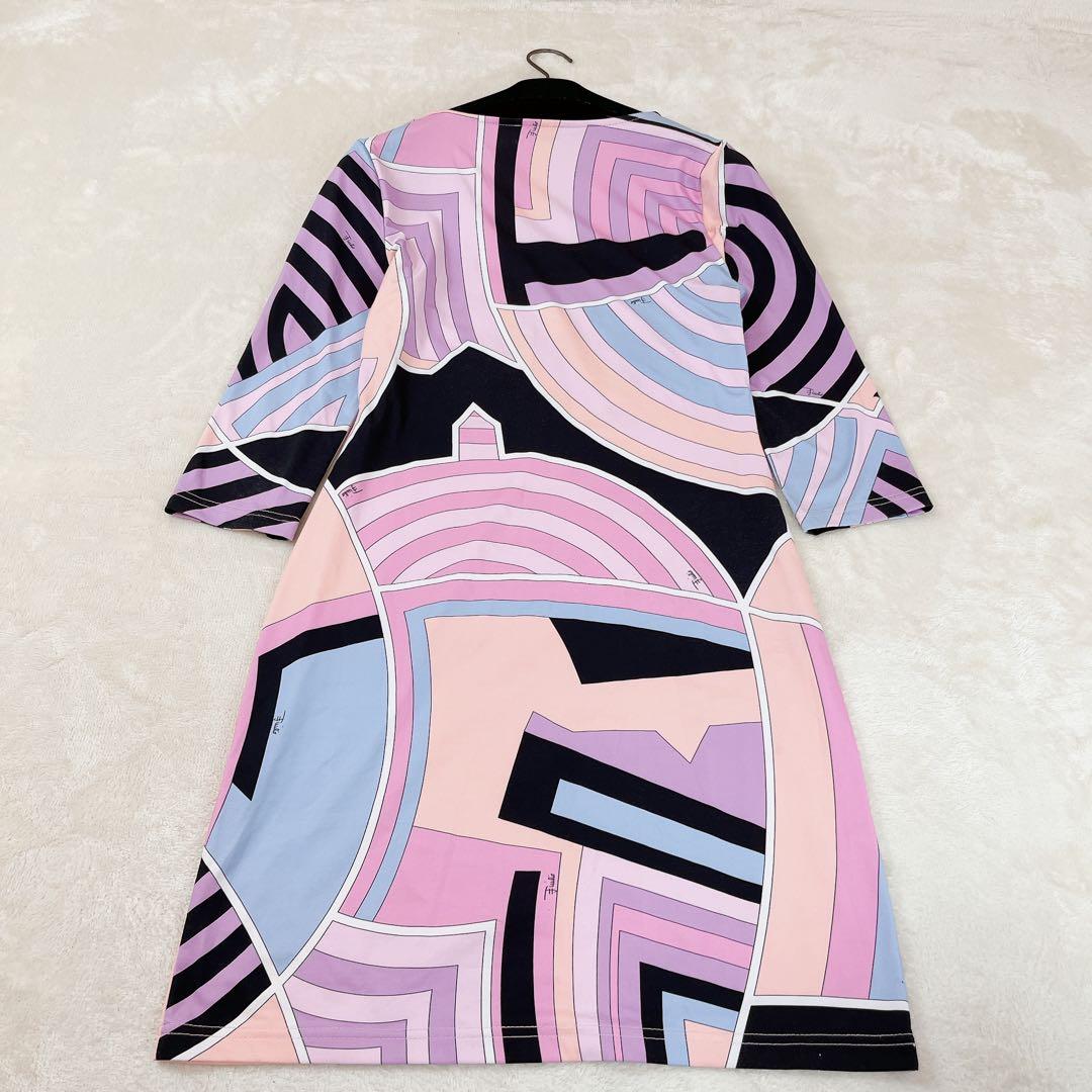 エミリオプッチ EMILIO PUCCI ワンピース ベルト シルク100％