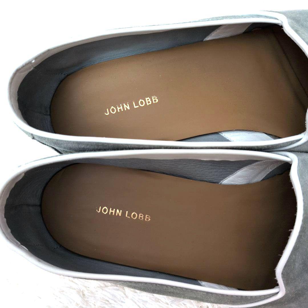 【定価143000円 極美品】ジョンロブ　ショア　スリッポン　スエード　8695