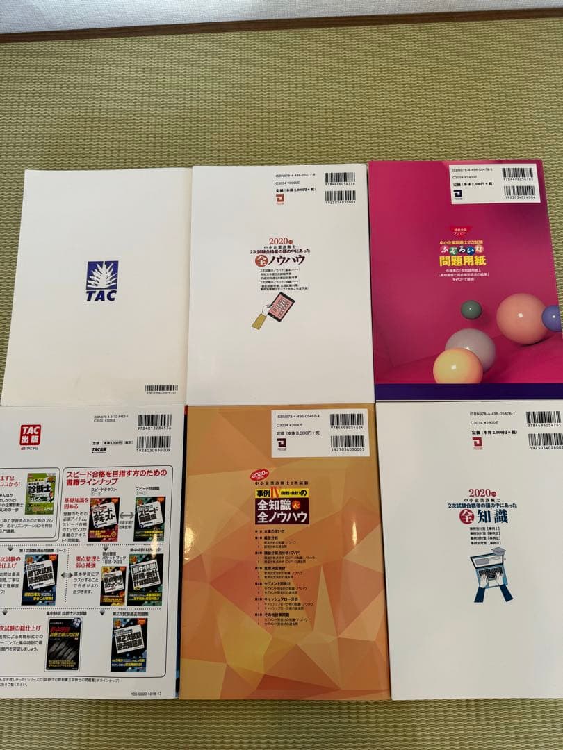 中小企業診断士二次試験対策用テキスト&過去問題集　2020年度版セット