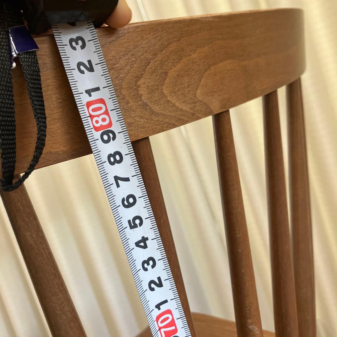 2月15日まで⭐️NOCE ブラウン木製ダイニングチェア　ウォールナット