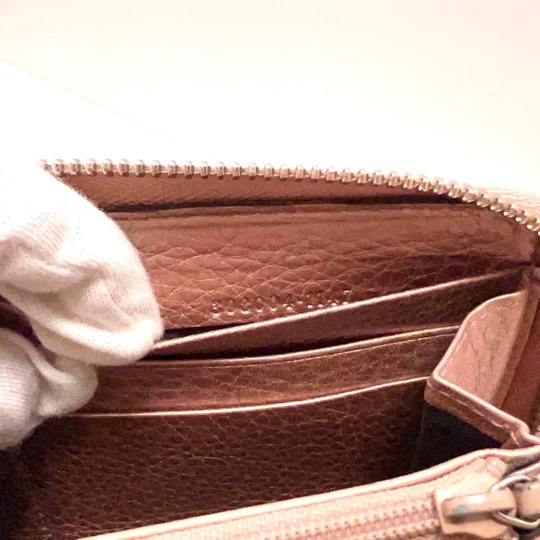 グッチ 長財布 ソーホー インターロッキング レザー ラウンドファスナー ピンク