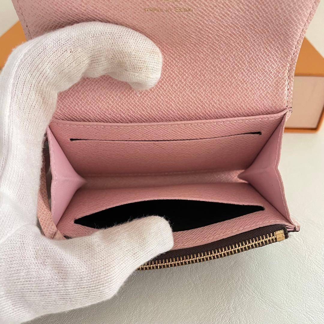 極美品　ルイヴィトン モノグラム　ポルトモネ　ロザリ　ケース　財布