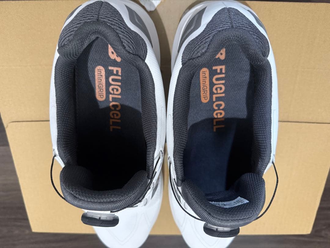 New Balance ゴルフシューズ BOAシステム ホワイト