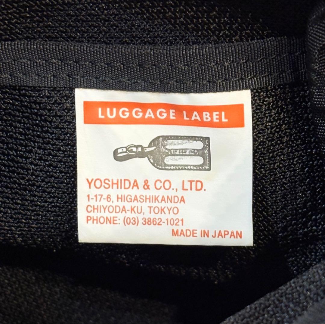 【極美品】ラゲッジレーベル 青タグ ニューライナー ショルダーバッグ 2層 黒