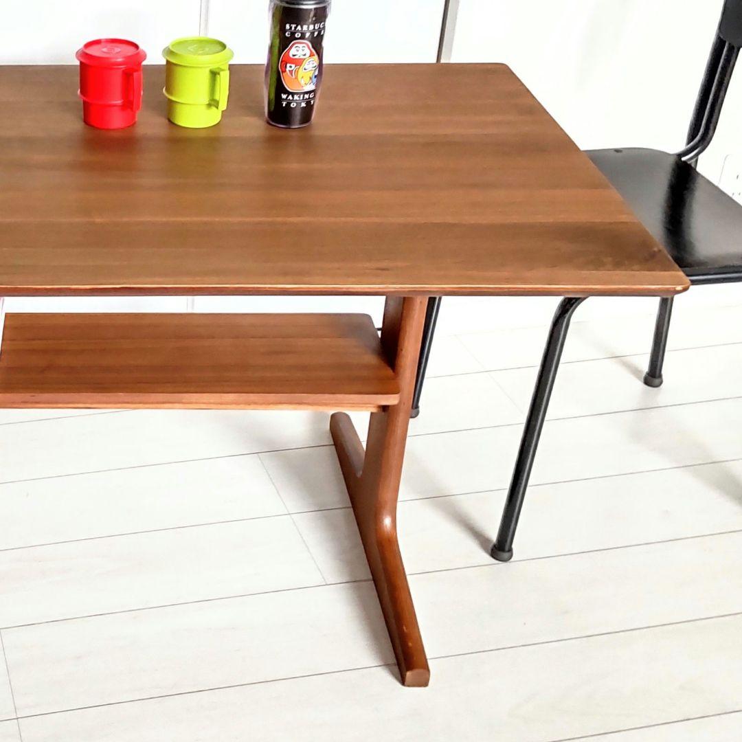 MUJI　無印良品　リビング　ダイニングテーブル　ウォールナット　130㎝　木製