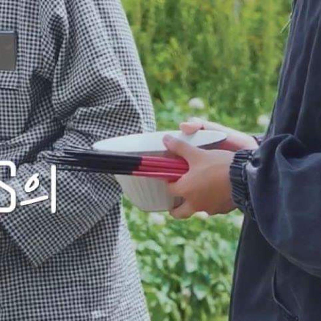 廣州窯×BTS 紅梅シリーズ 1人麺鉢セット ユンギ ホソク テヒョン