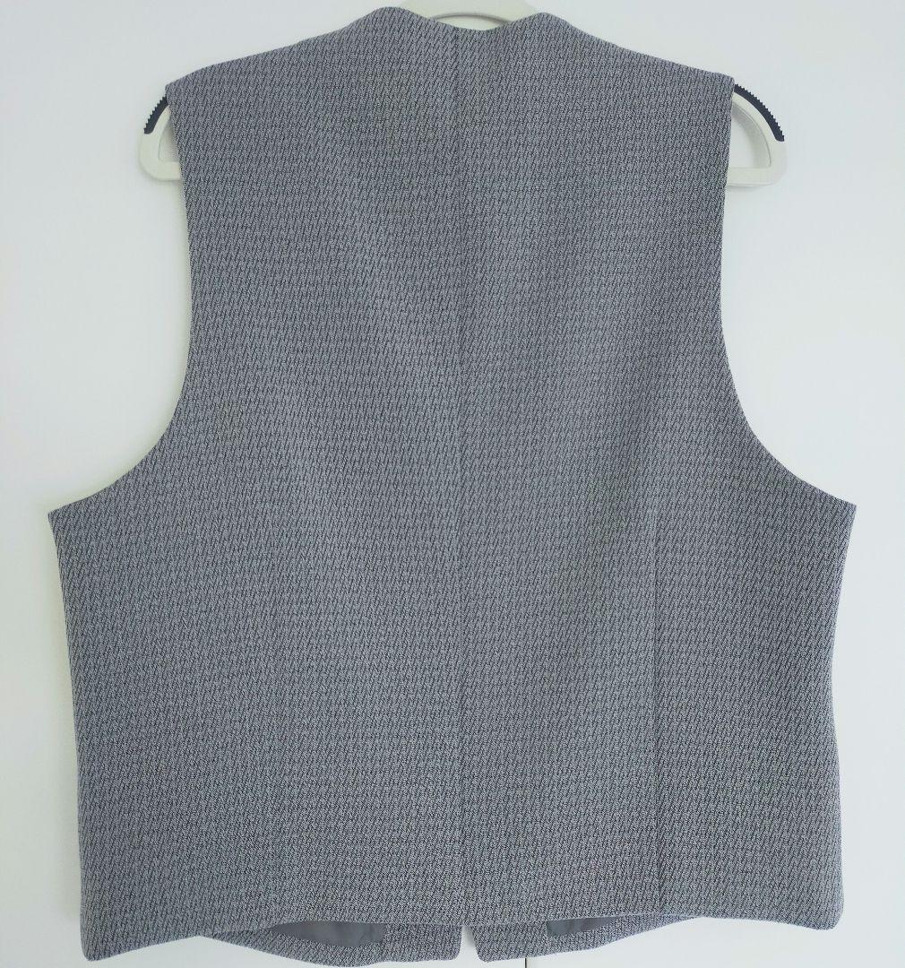 【お値下】vintage　ビンテージ　3ピースマオカラースーツ　Lサイズ　グレー