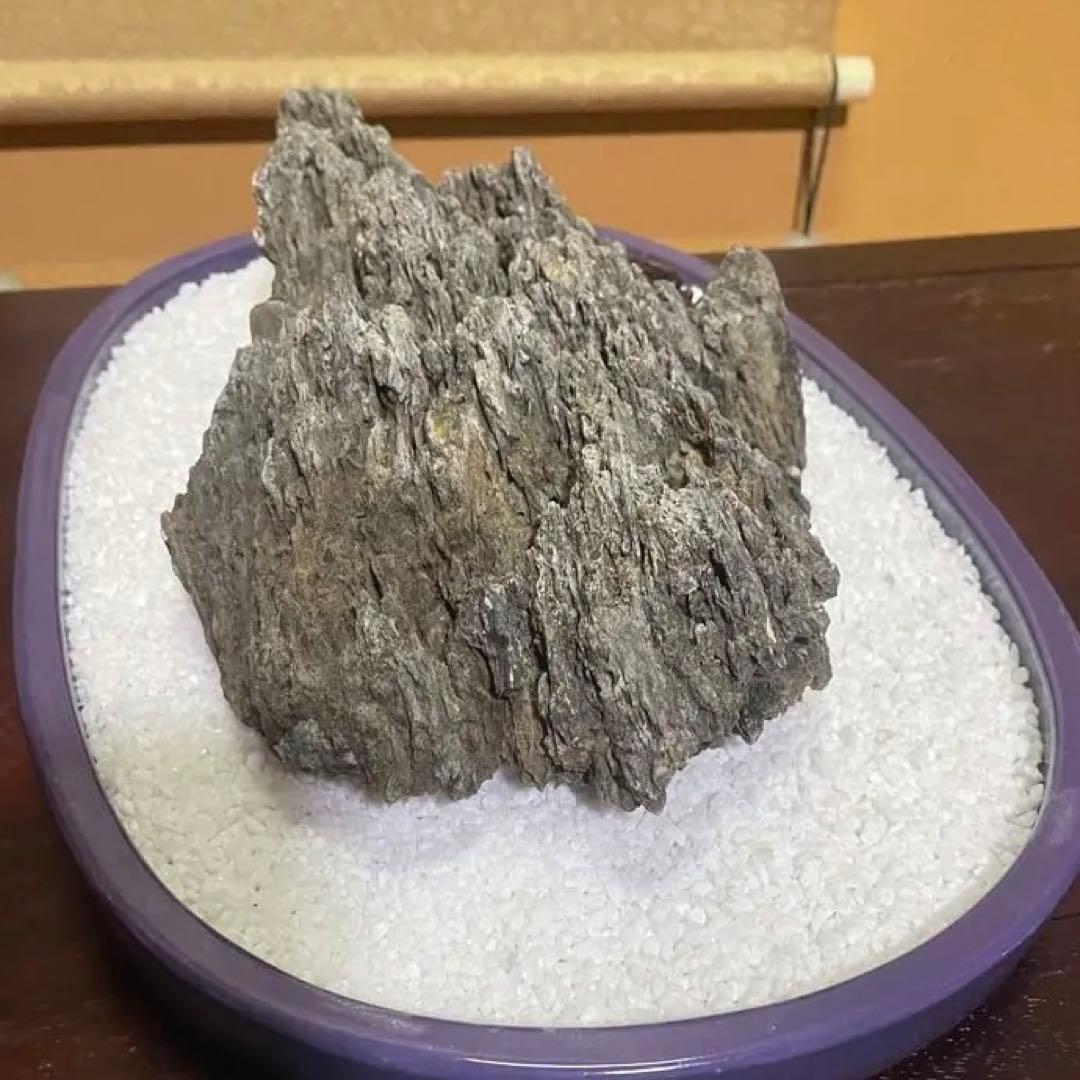 水石 鑑賞石 八溝石 和風インテリア オブジェ アクアリウム 水槽石 置物