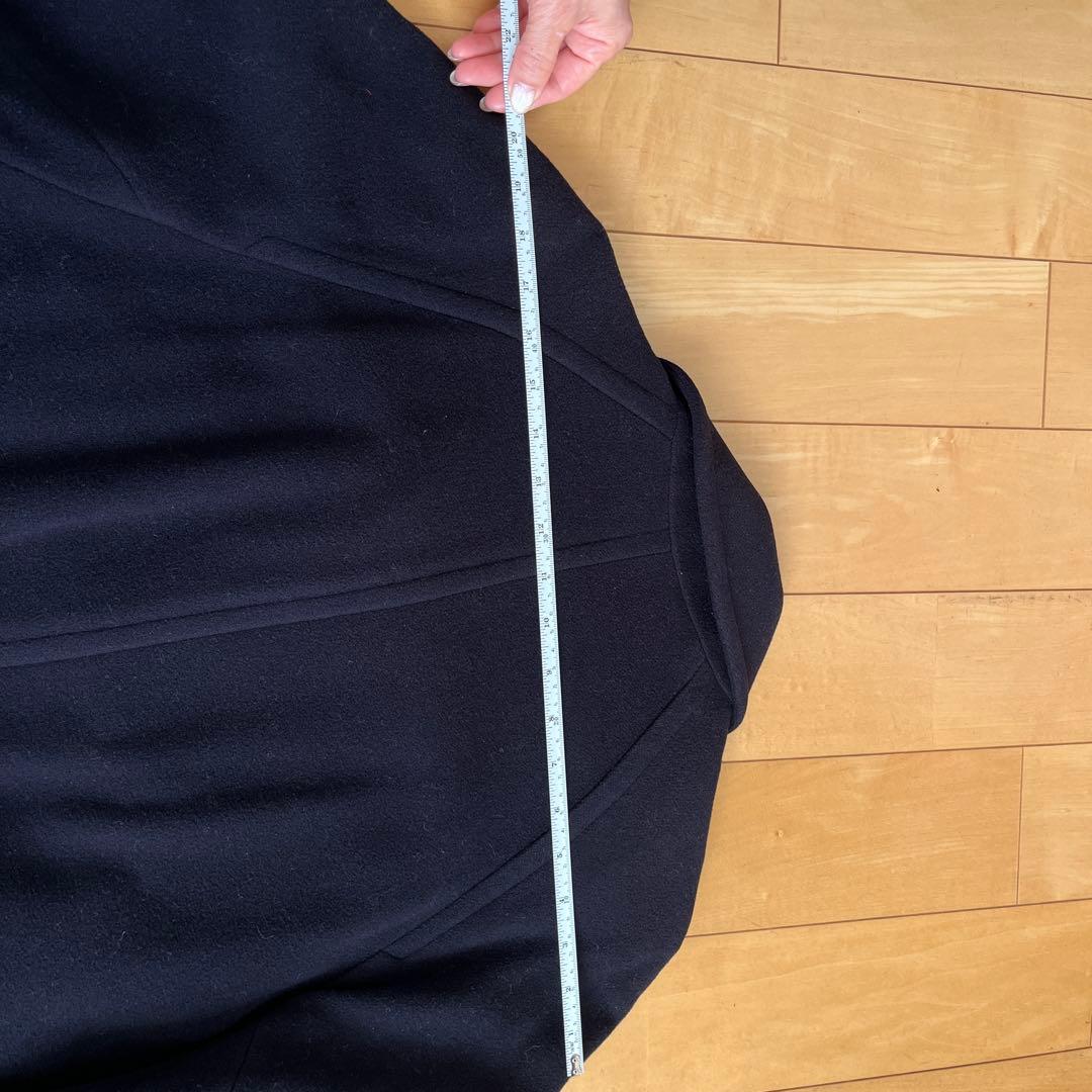 BROOKS BROTHERS ネイビー ウールロングコート