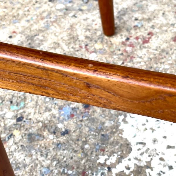 北欧ビンテージ家具　ダイニングチェア　天然木　ファブリック　A