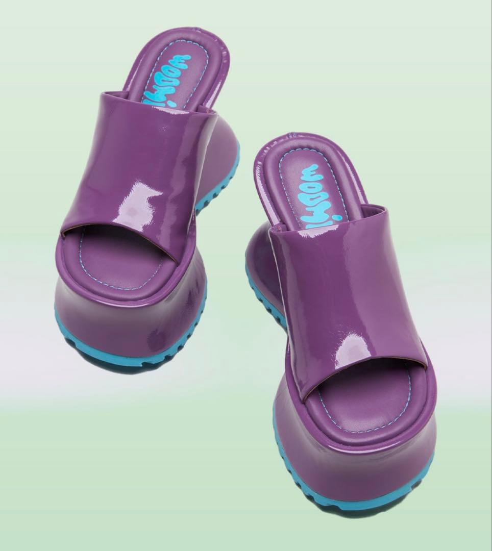 WOOMII コレット パープル クリンクル　37 試し履きのみ