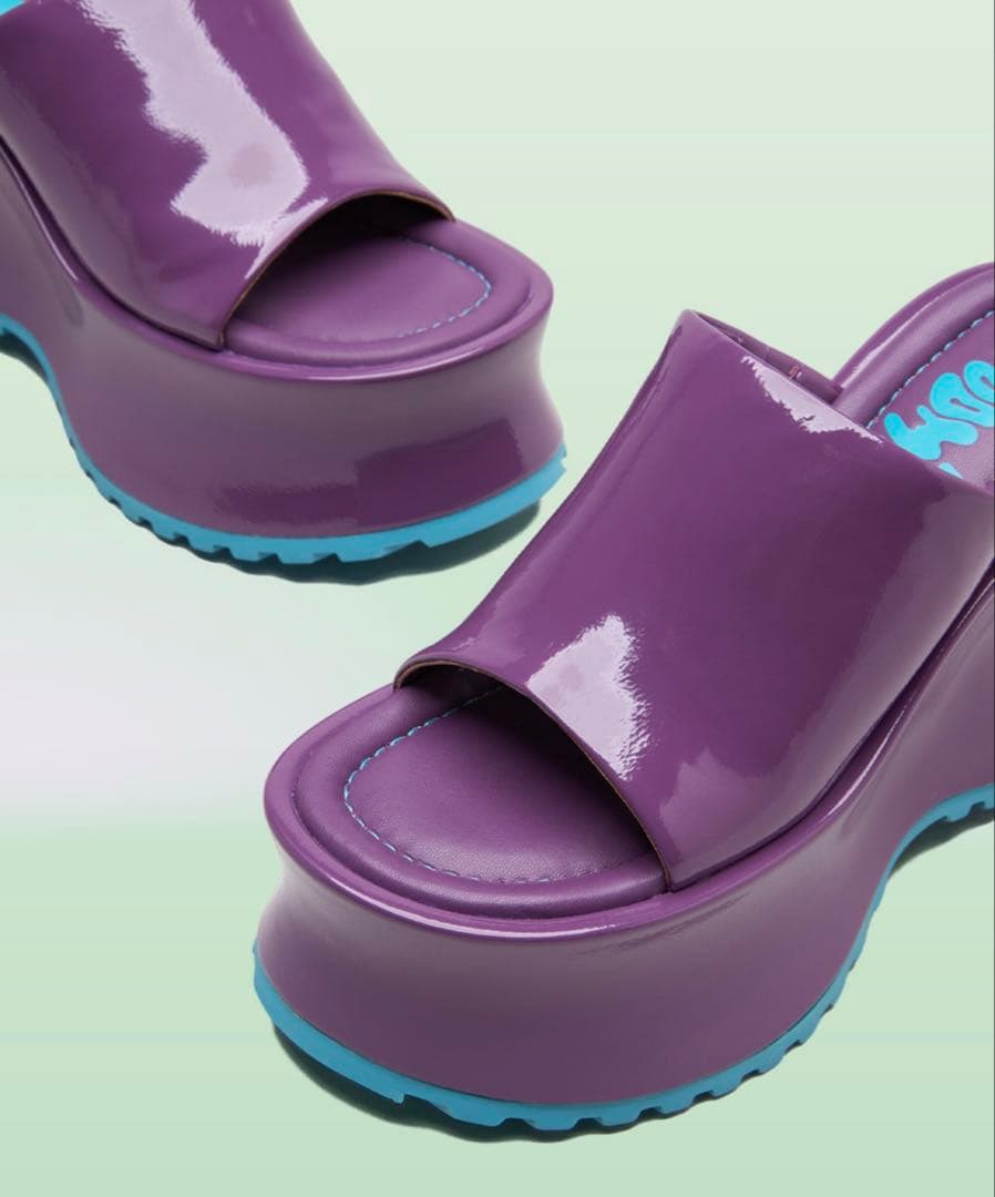 WOOMII コレット パープル クリンクル　37 試し履きのみ