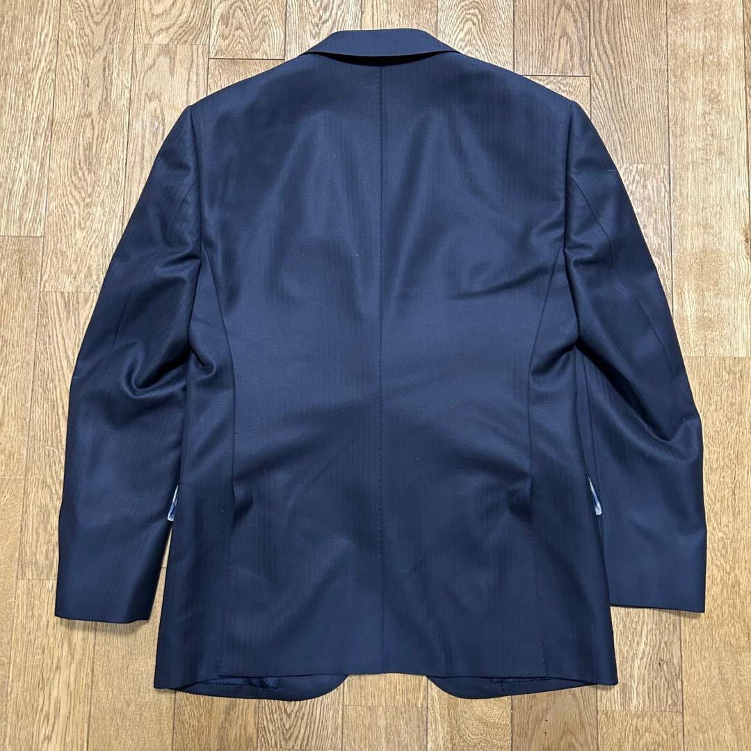 【新品未使用】HILTON ウール＆シルク ビジネス スーツ イギリス生地使用