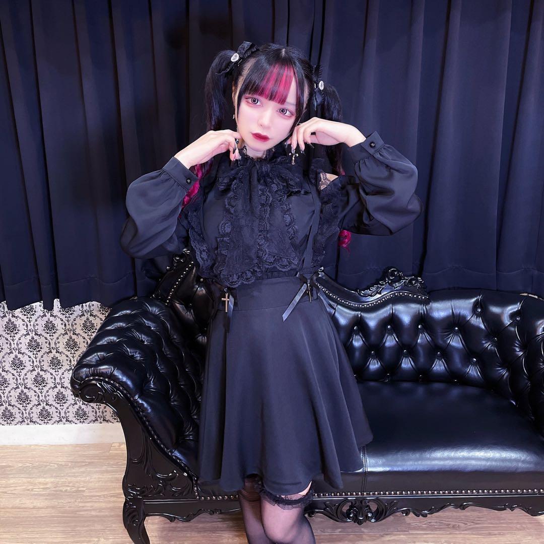 地雷 マーズ リボン オフショル ブラウス ノエミー スカパン セットアップ ❤︎