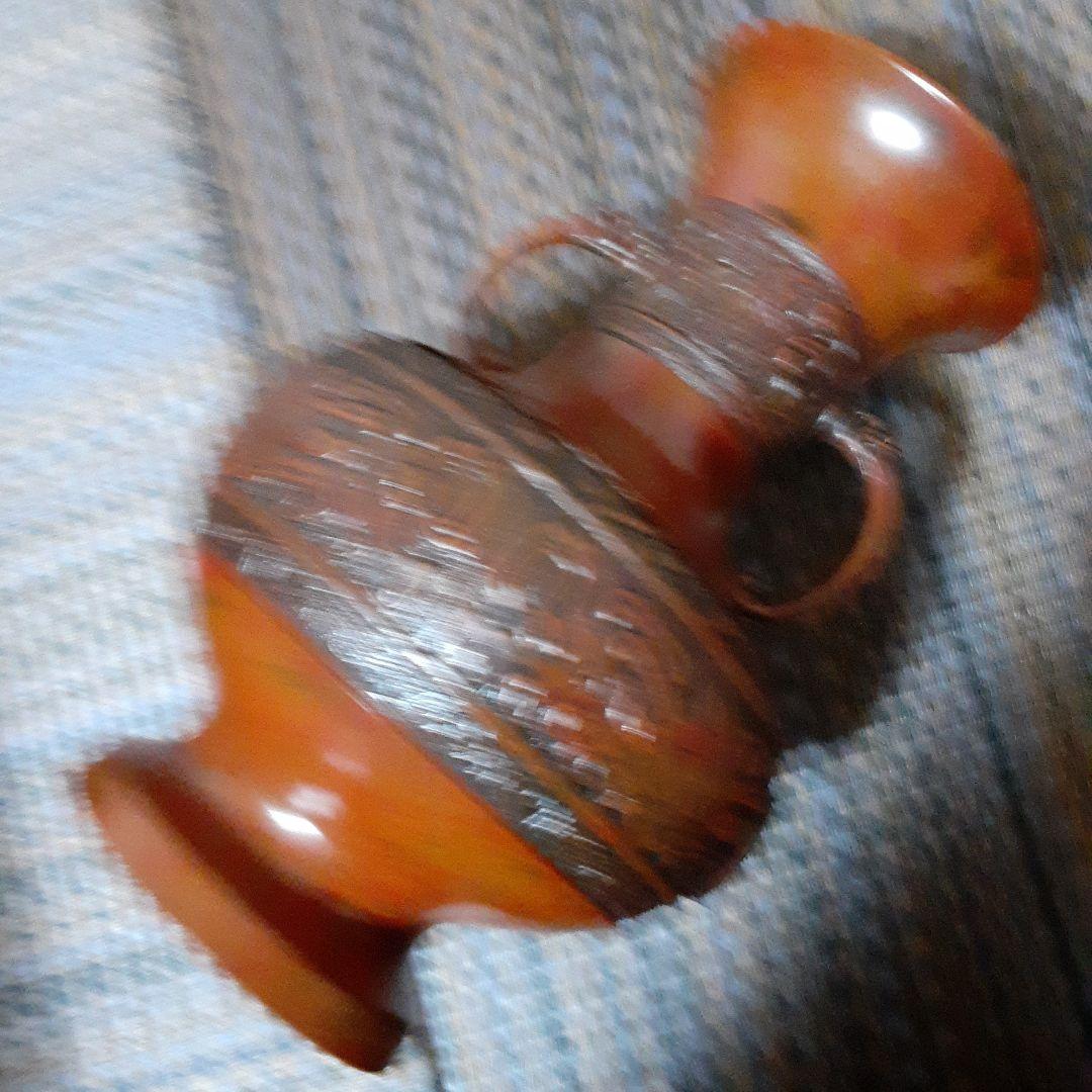 古い耳付高岡天龍銅器花瓶/茶華道活花飾/伝統工芸鋳物饕餮文様/吉祥赤銅龍泉堂在銘