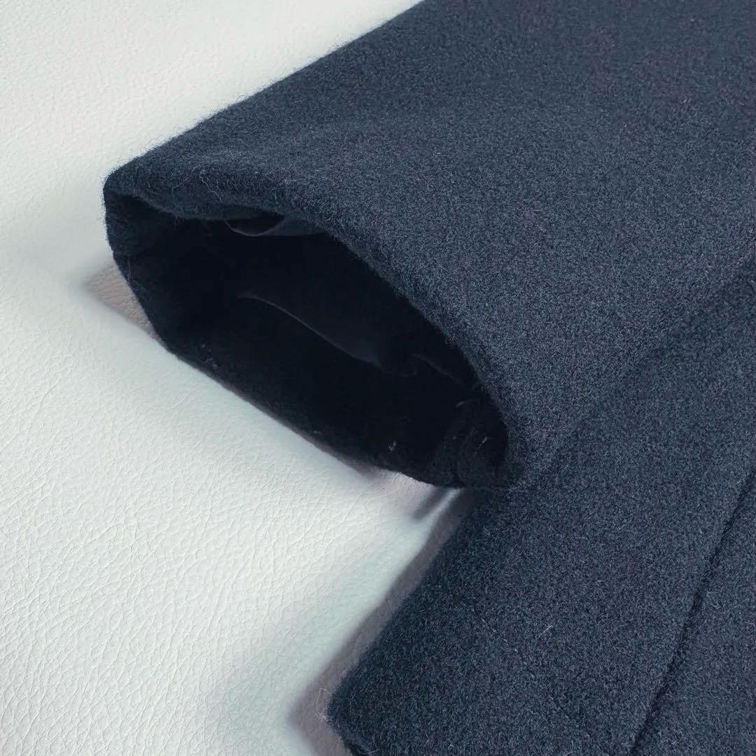 【未使用しつけ付】ポールスミス メルトンウールコート ビジネス ネイビー L