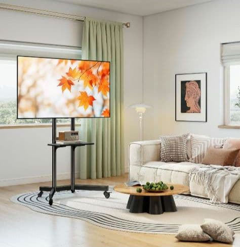 【キャスター付きTV台】 32Rfiver 32-85インチ 高さ調整可能