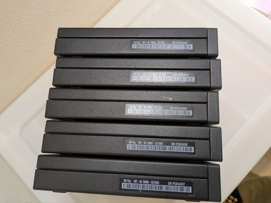 Lenovo M710q Core i3-7100T 8GB 5台