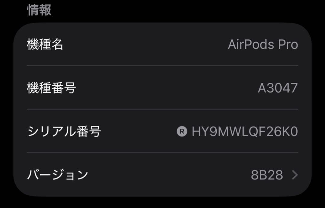 AirPods Pro 第2世代 usb-c 右耳 A3047 [54]