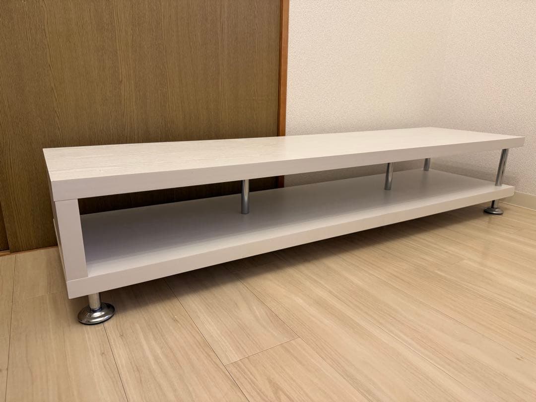 ホワイトテレビ台 シンプルデザイン