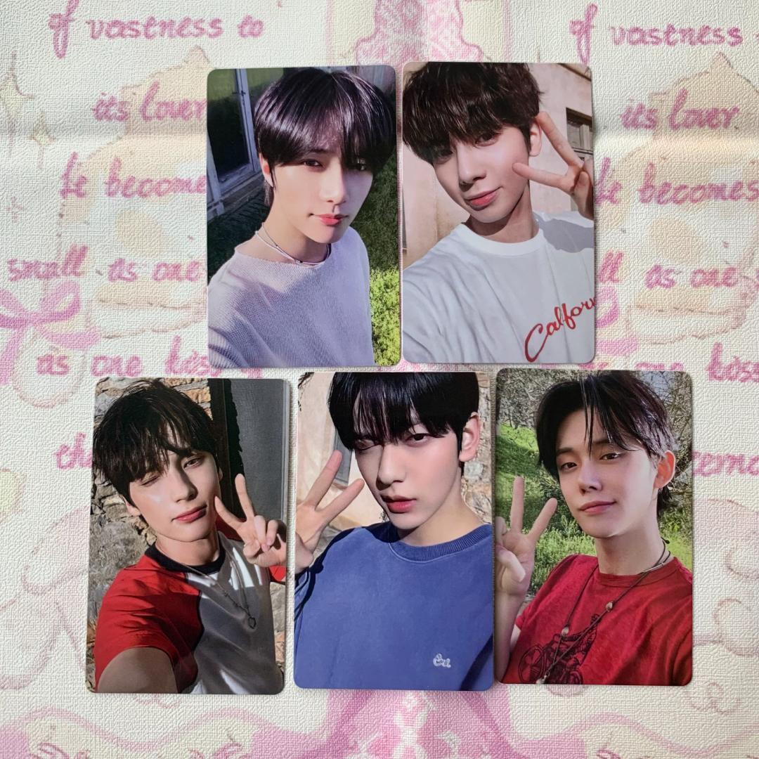 TXT 再生キャンペーン LINE MUSIC トレカ 5枚全員