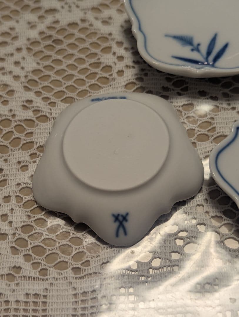 マイセン ブルーオニオン スタイル 箸置き(ナイフレスト) 4.5cm5個セット