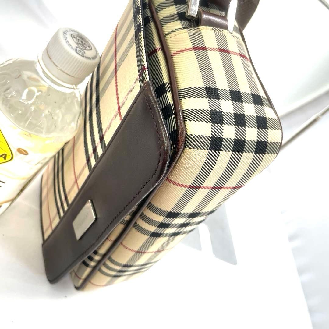 BURBERRY バーバリー ノバチェック 本革　ミニショルダーバッグ