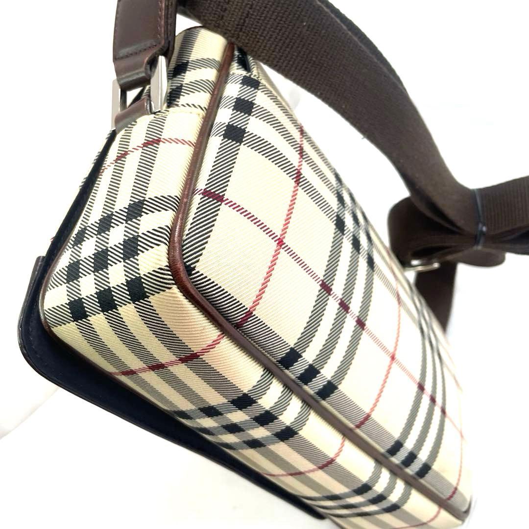 BURBERRY バーバリー ノバチェック 本革　ミニショルダーバッグ