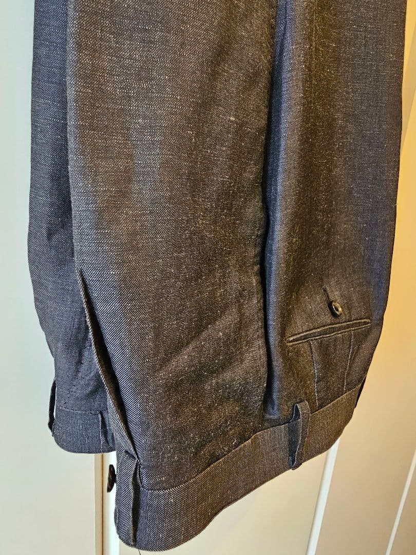 brilla per il gusto ブリッラウールリネンスーツ　グレー　42